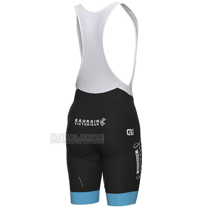 2023 Cycling Jersey Bahrain Victorious Red Black Short Sleeve And Bib Short